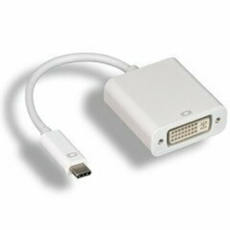 SWE-TECH 3C USB 3.1 Type C to DVI Video Adapter, requires Thunderbolt3 or DisplayPort Alt Mode FWT30U3-34460